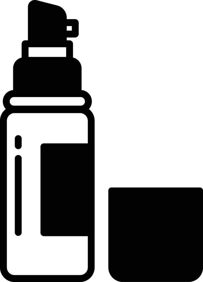 Serum glyph and line vector illustration