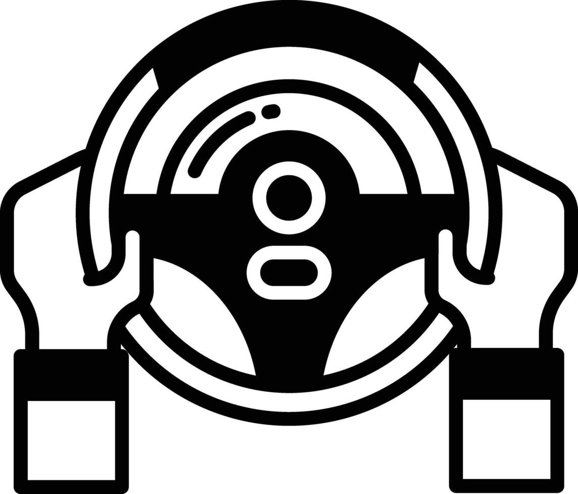 Racing glyph and line vector illustration