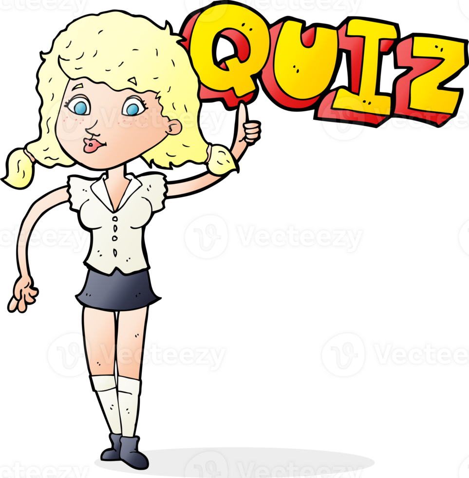 quiz sign cartoon png