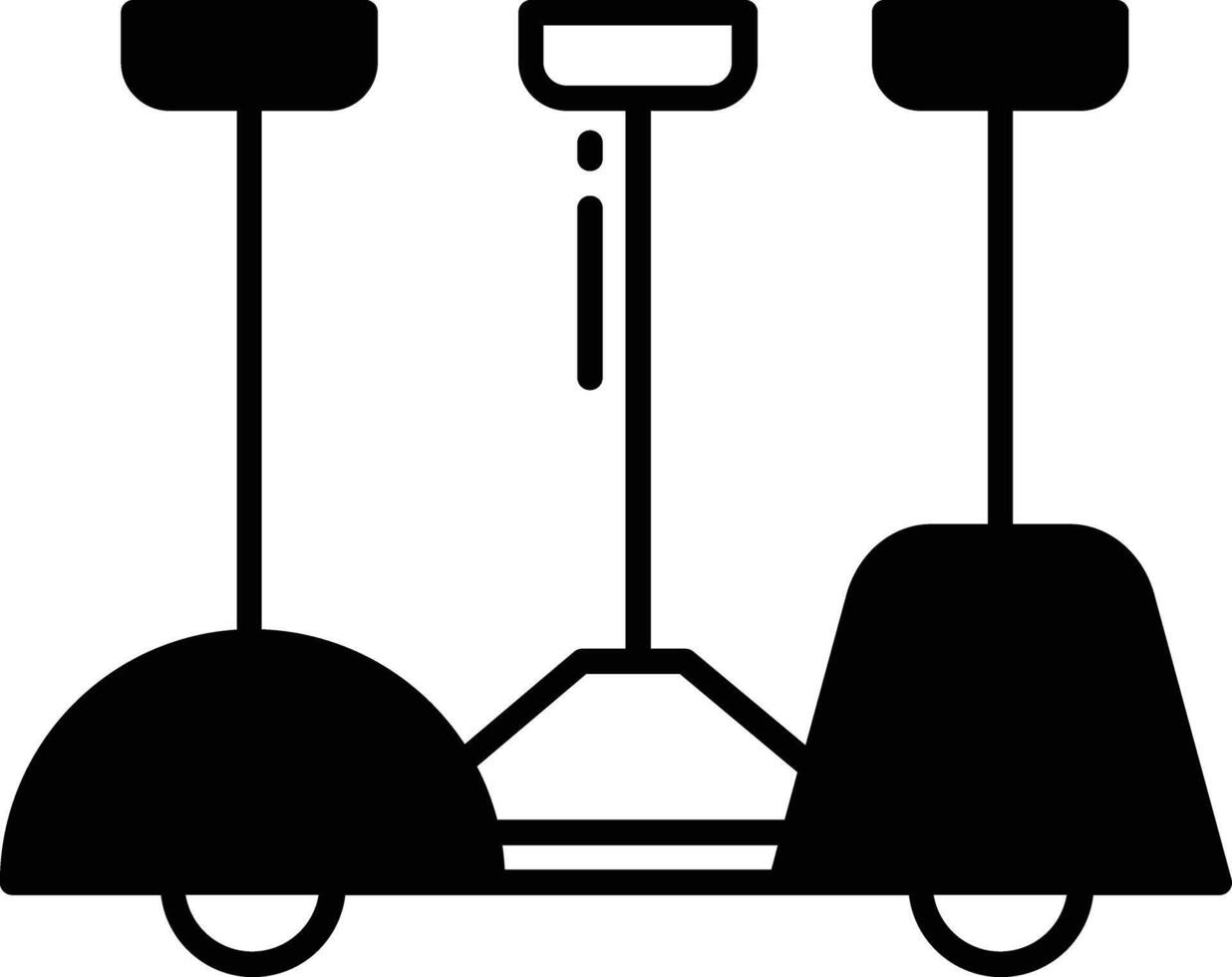 Lights glyph and line vector illustration
