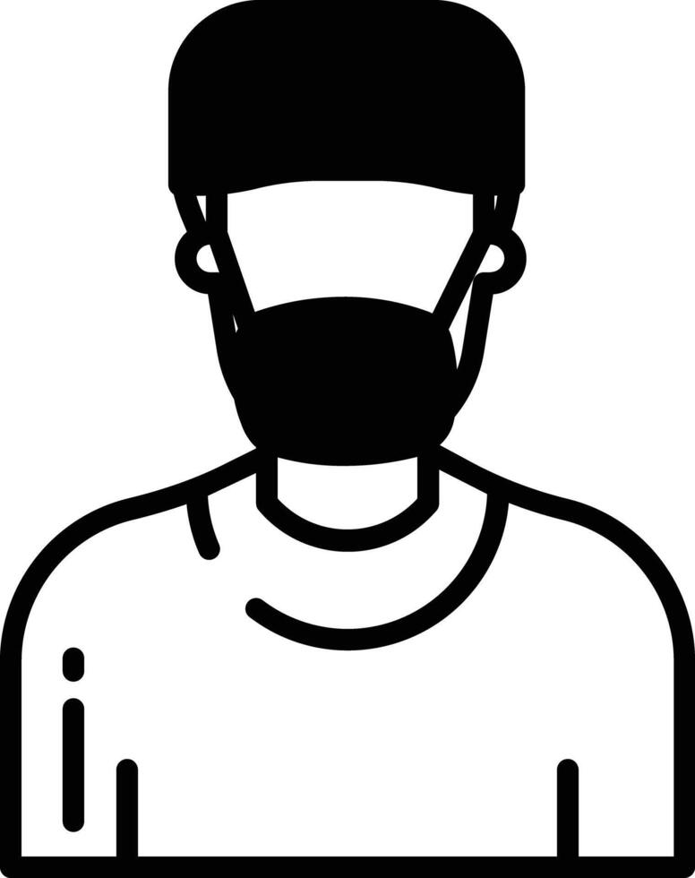 Doctor  glyph and line vector illustration