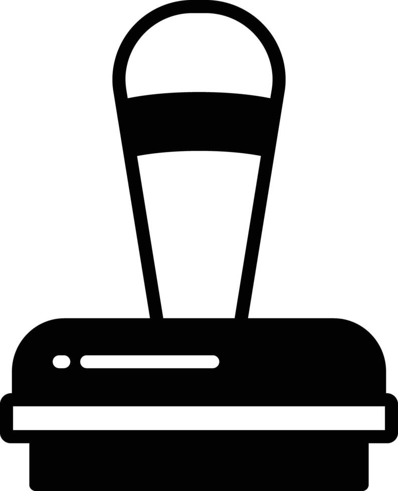 Seal glyph and line vector illustration