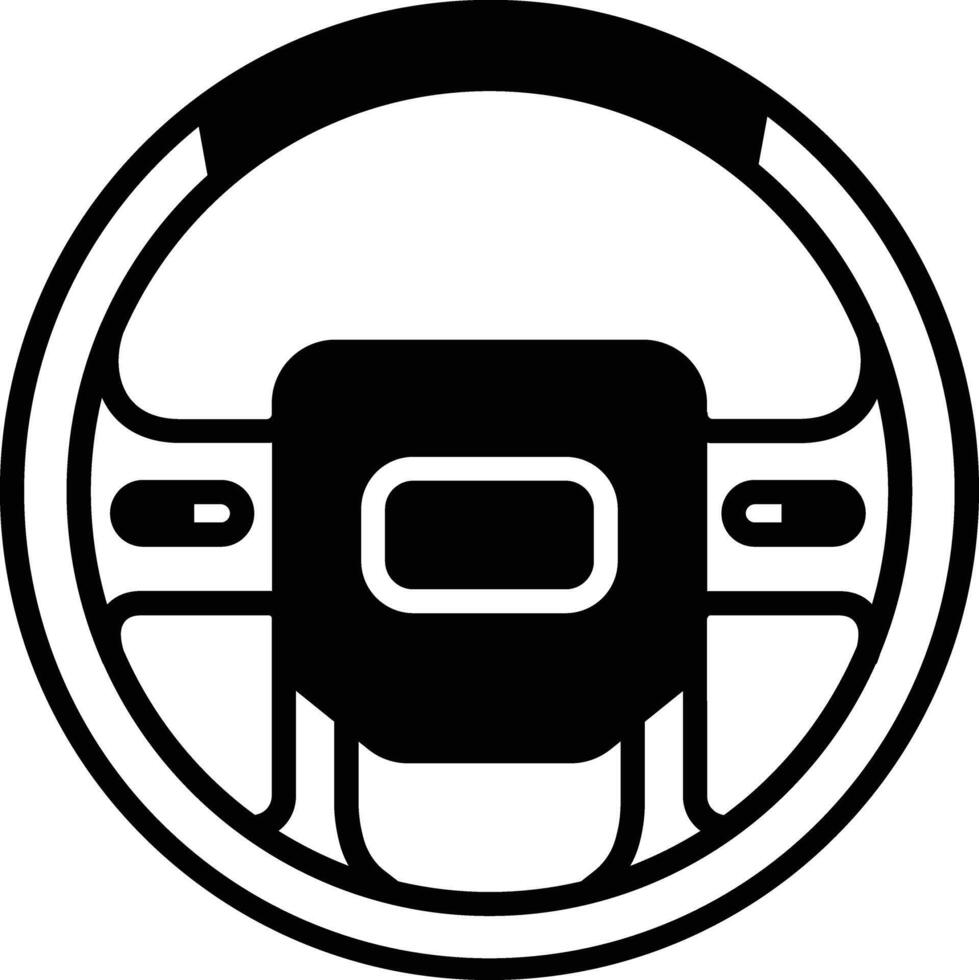 Projector glyph and line vector illustration