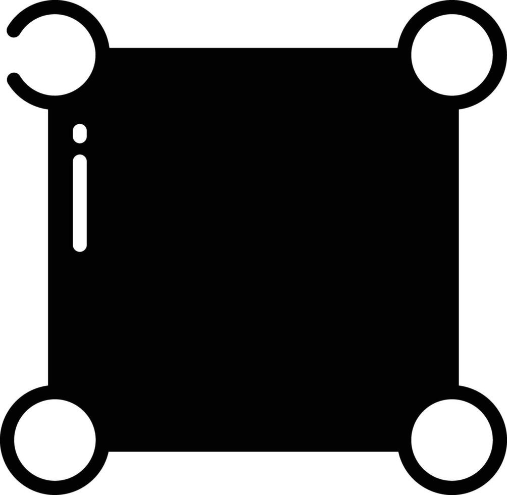 tool glyph and line vector illustration