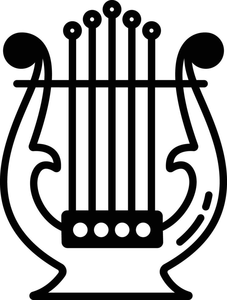Keyboard glyph and line vector illustration