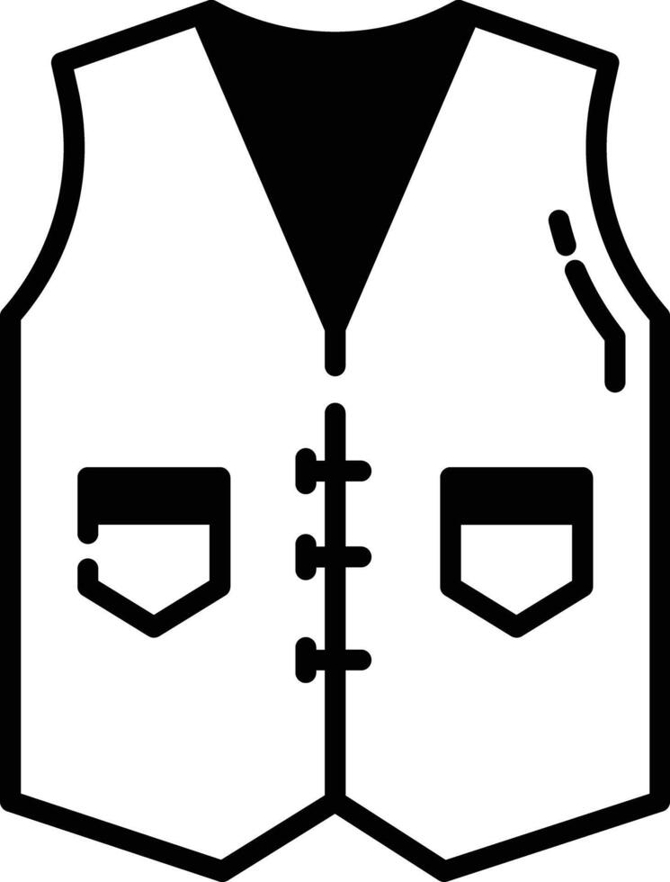 men dress glyph and line vector illustration