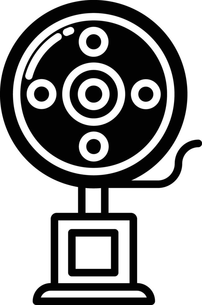 Award glyph and line vector illustration