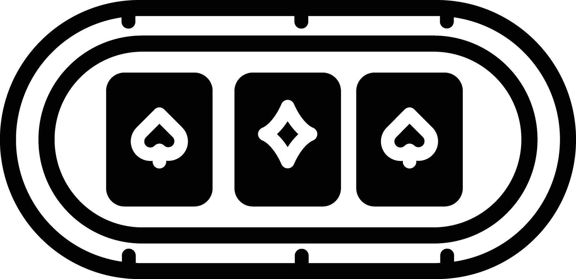 Jackpot Machine glyph and line vector illustration