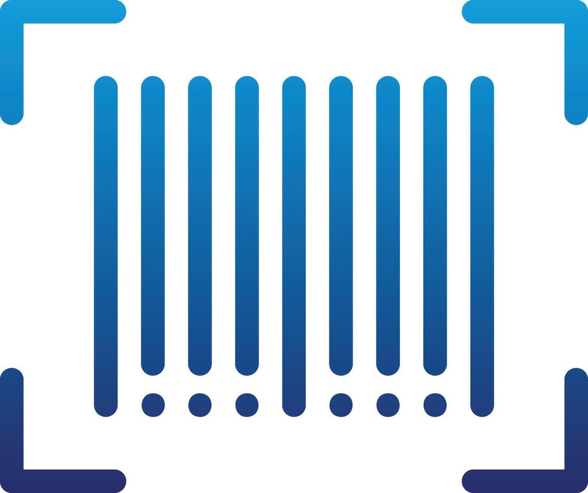 Barcode vector icon