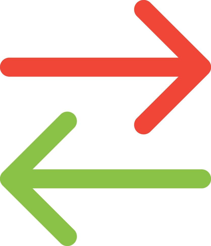 Left Swap vector icon