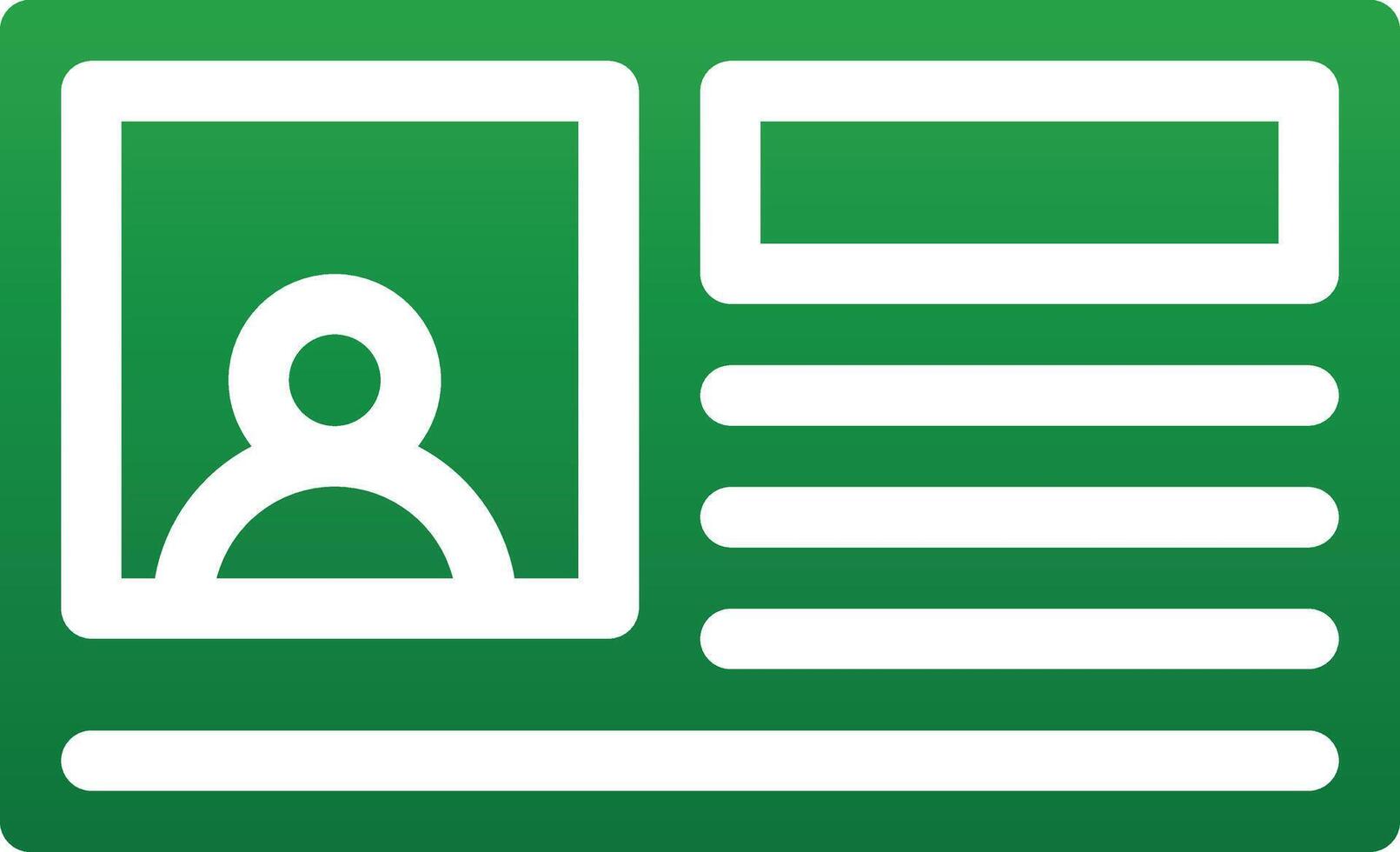 Member Card vector icon