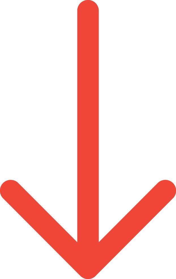 Down vector icon