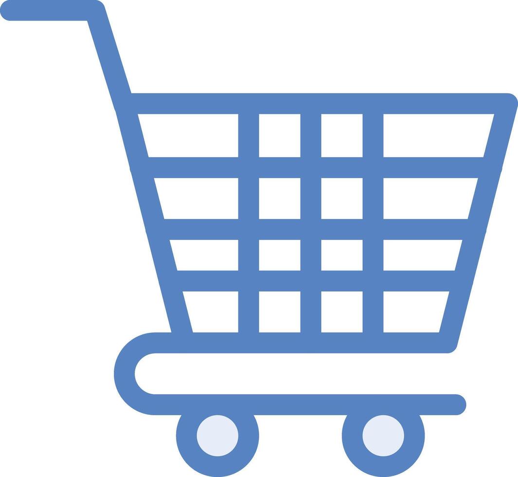 Shopping cart vector icon