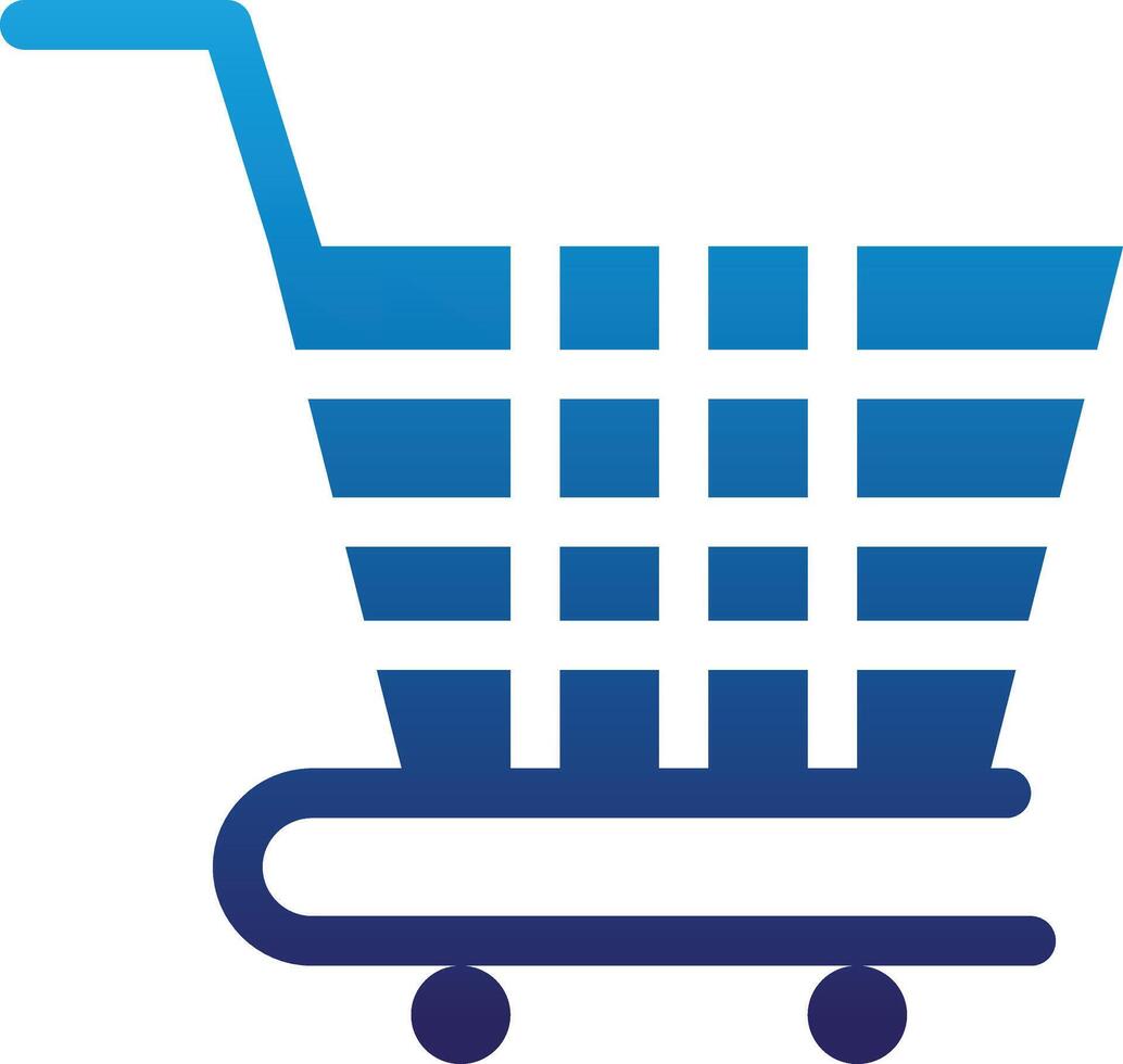 Shopping cart vector icon