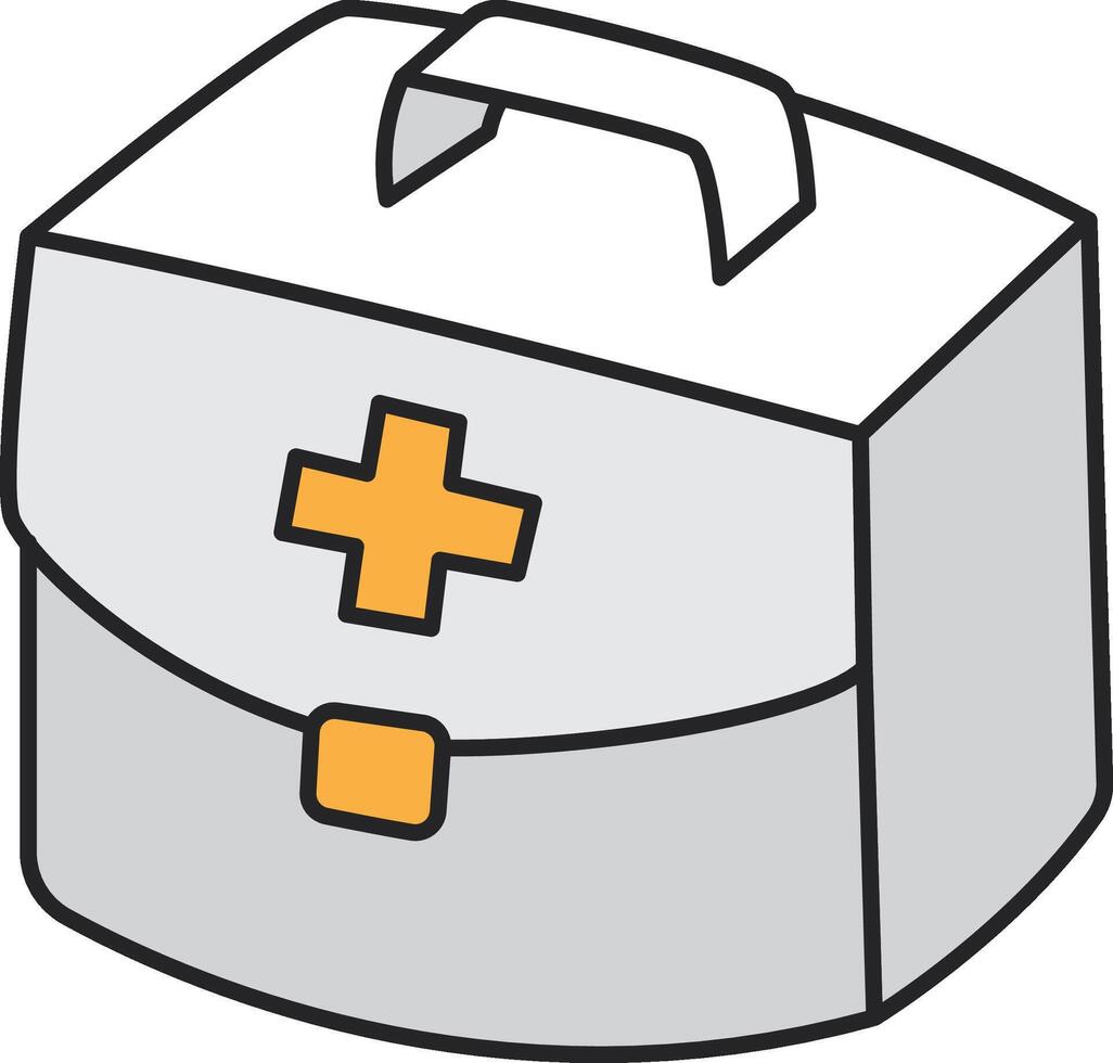 First aid kit icon vector illustration