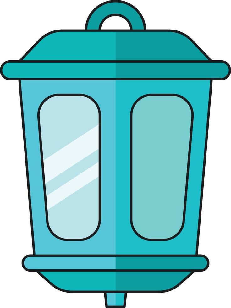 Lantern icon. Flat illustration of lantern vector icon for web design