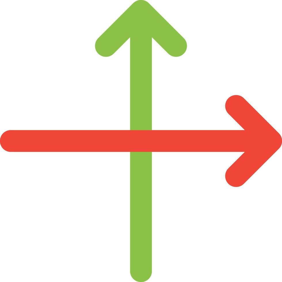 Cross Intersection vector icon