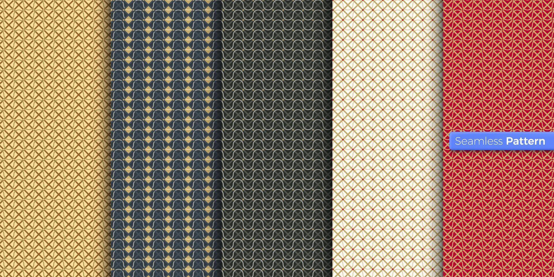 Abstract curve geometric pattern. colors background. contemporary art. symmetric. minimal style. For wallpaper, wrapper, textiles, fabric, clothes, souvenirs, surface. Seamless pattern vector. vector