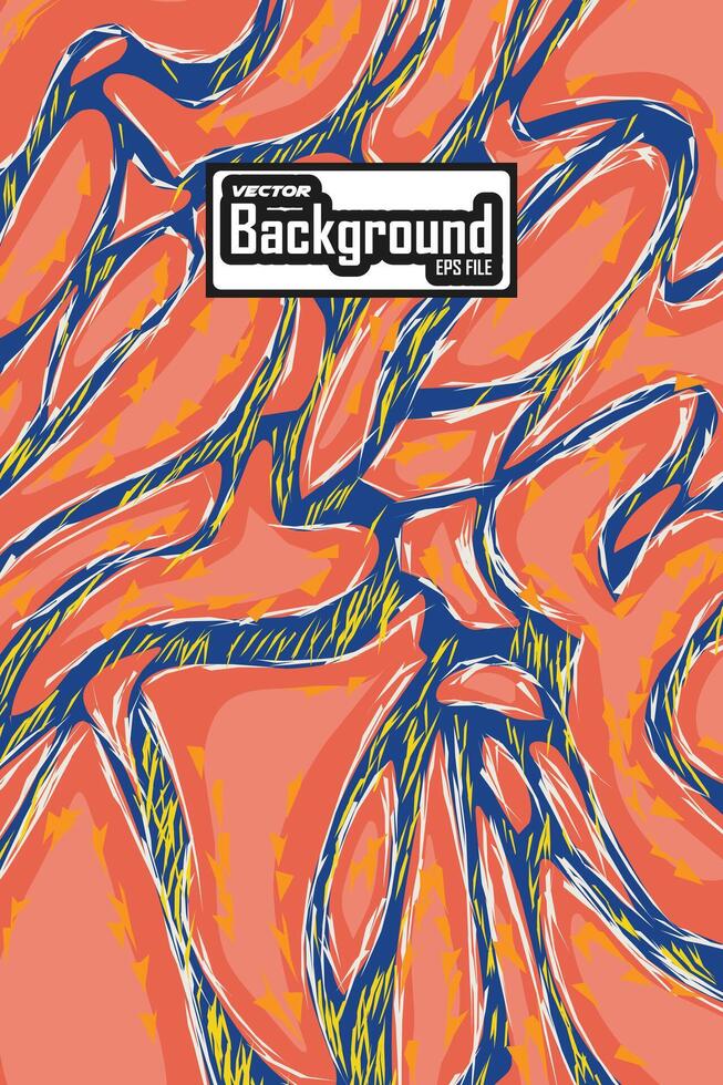 Abstract Hand Drawn Vector Background