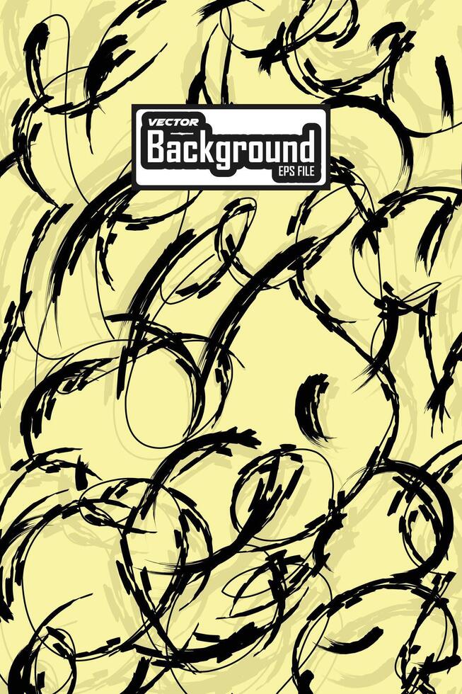 Abstract Hand Drawn Vector Background