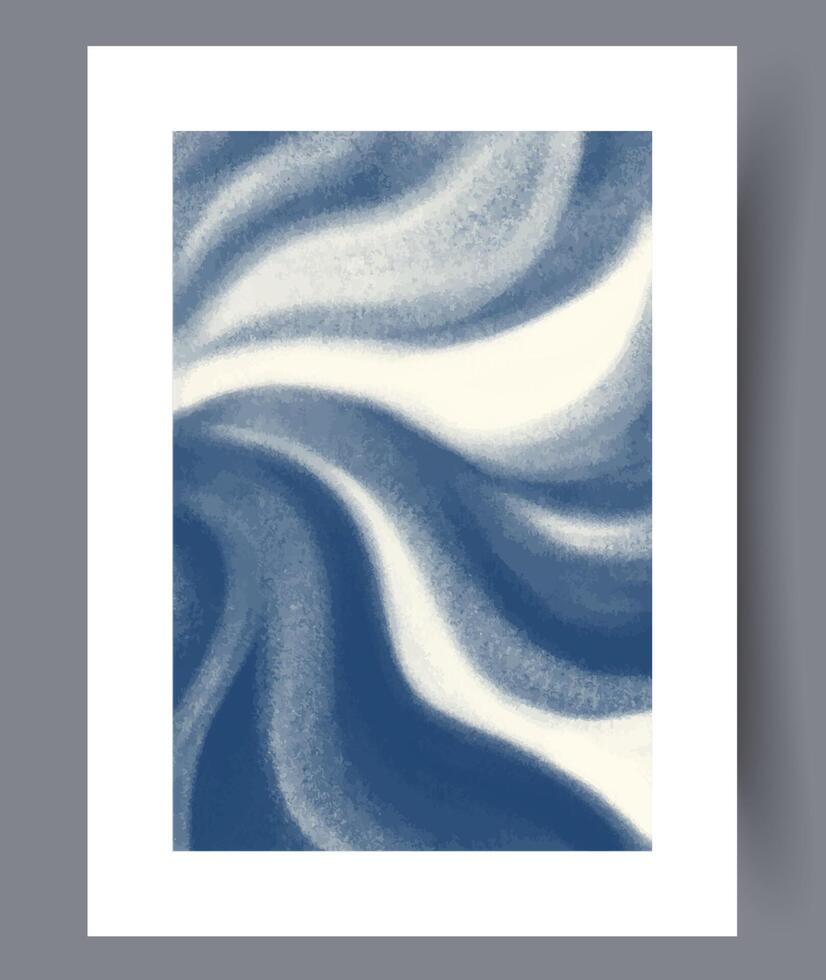 Scandinavian abstract vector print. Minimalistic abstract wall art background for print. Scandinavian vector style.