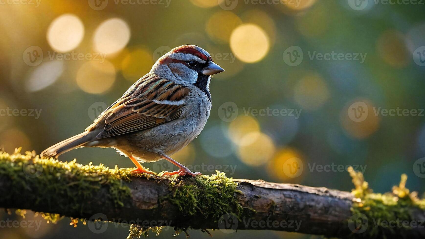 AI generated House sparrow bird photo