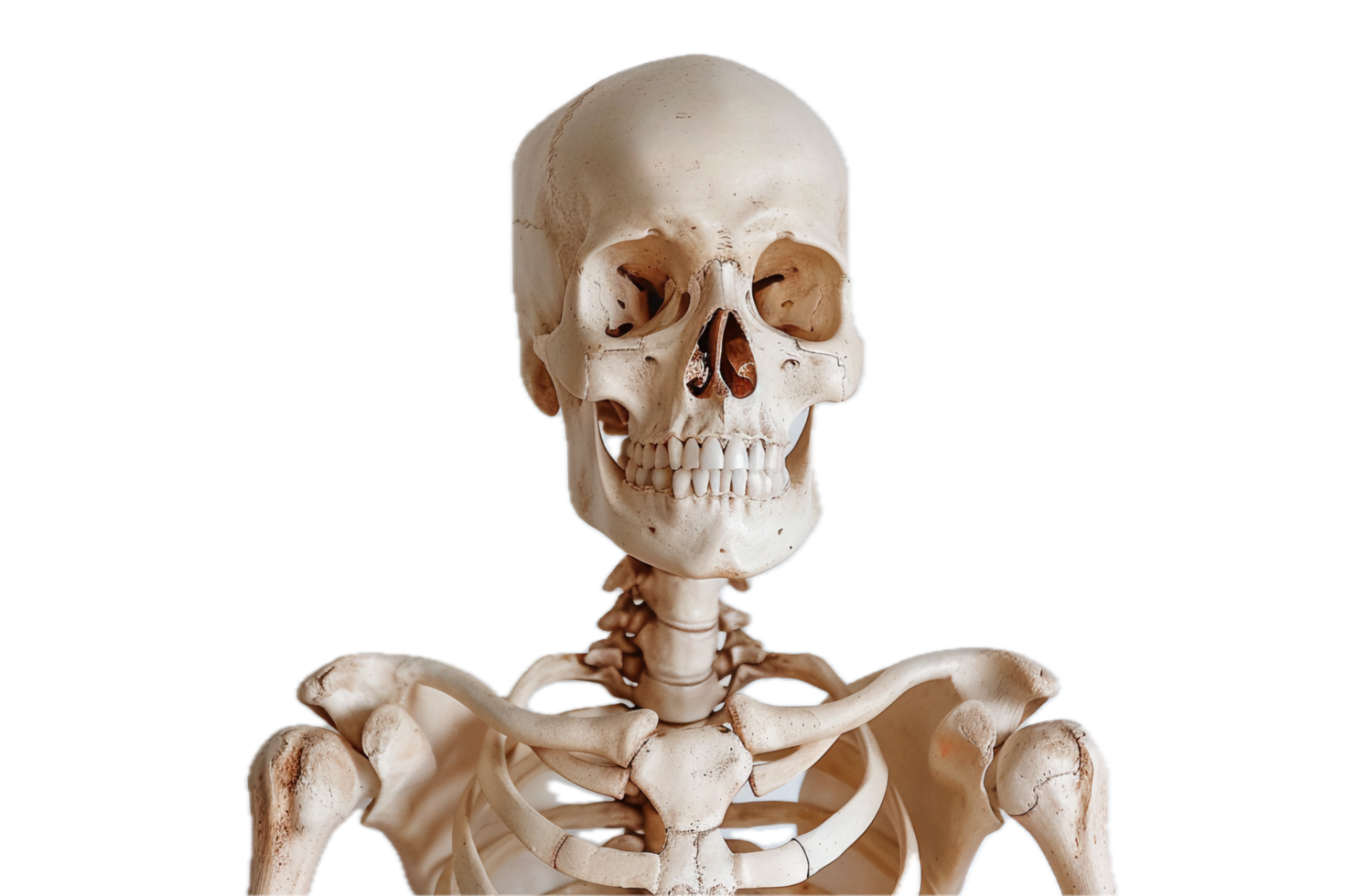 AI generated Human Skeleton Skull png