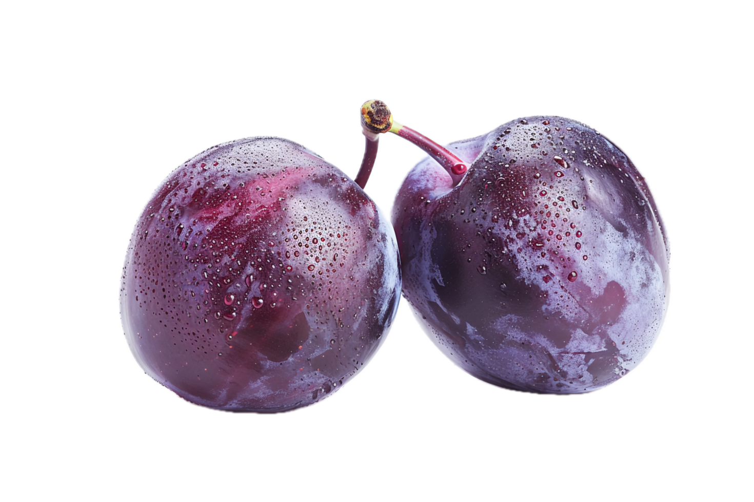 AI generated Fresh Plump Plum png