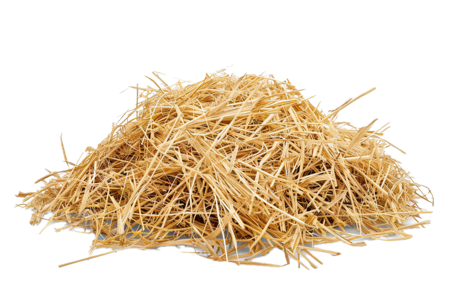 AI generated Pile of Dry Straw png