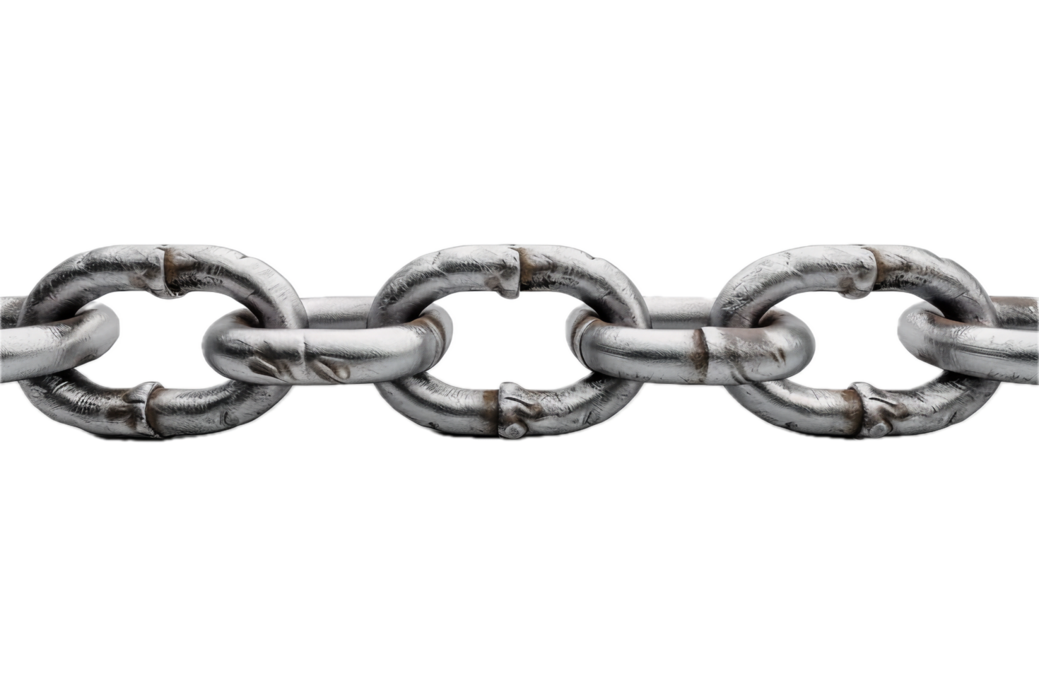 AI generated Close-Up of Metal Chain Links png