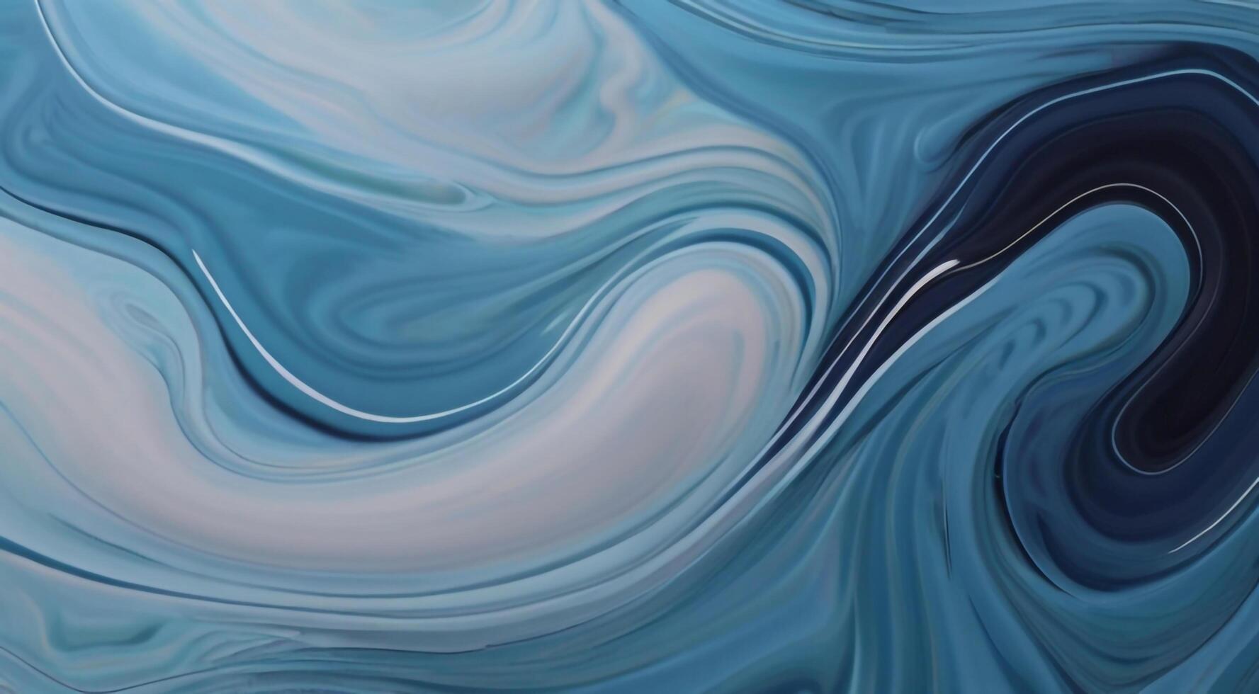 AI generated abstract blue background liquid wave concept photo
