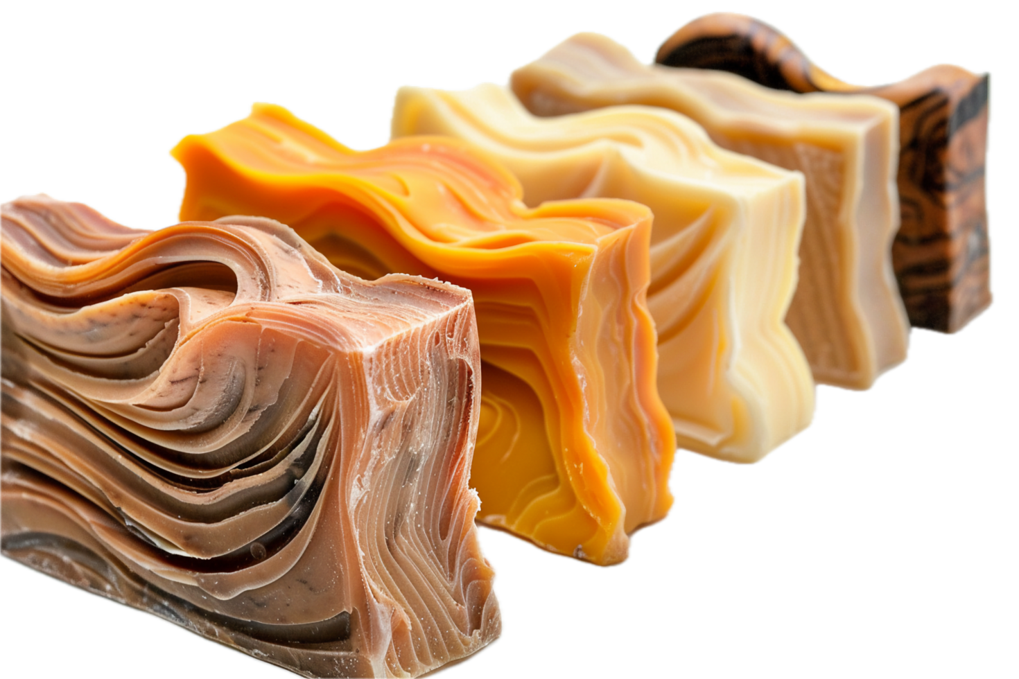 AI generated Handmade Artisanal Soap Bars png