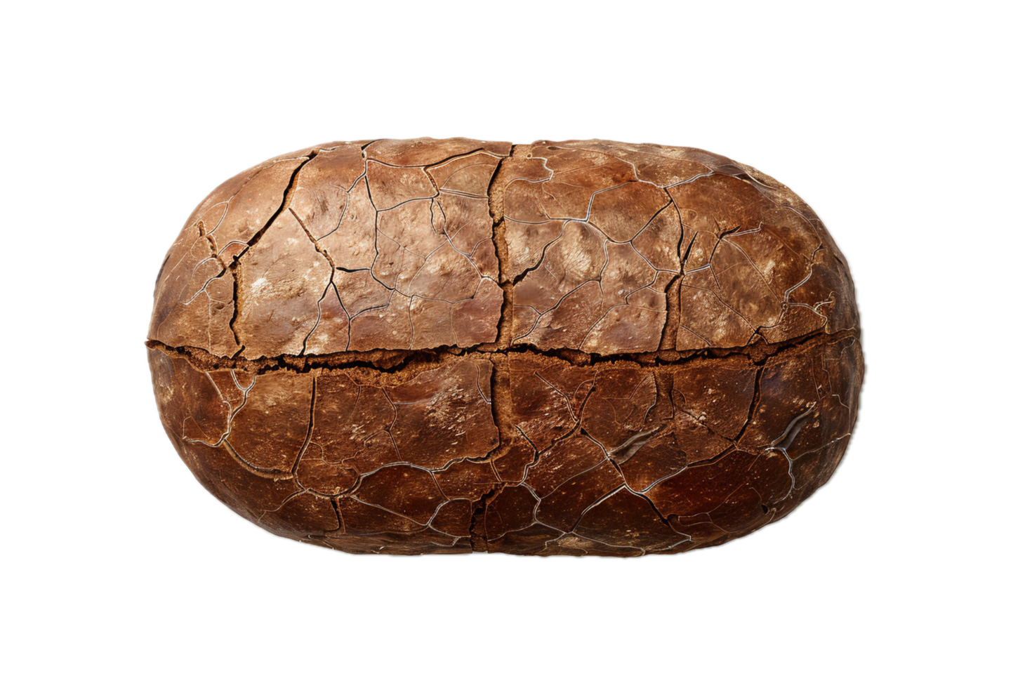 AI generated Freshly Baked Whole Wheat Loaf with Sesame Seeds png