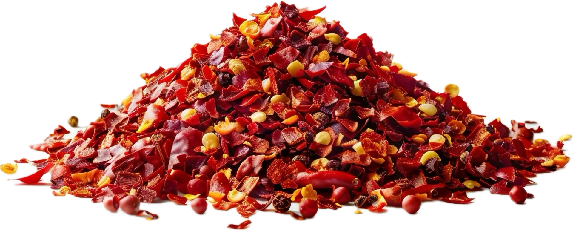 AI generated Colorful Assorted Dried Chili and Peppers Mix png