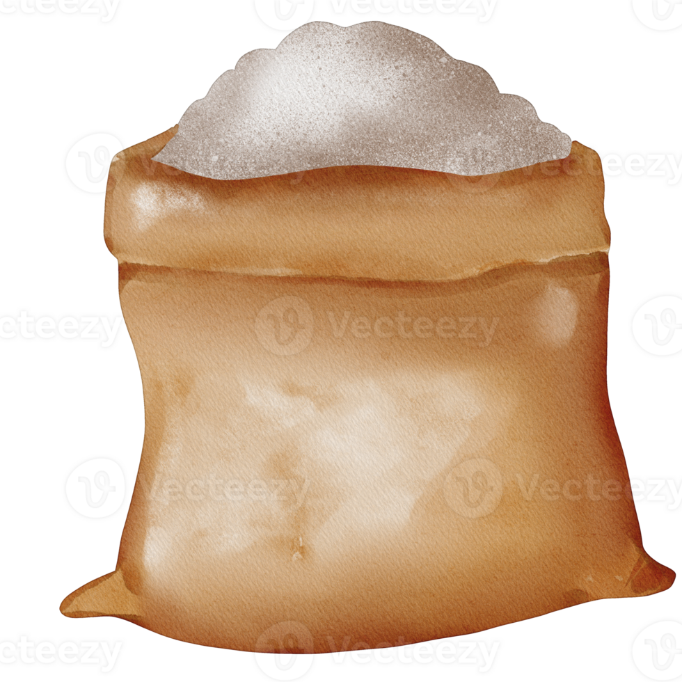 watercolor sugar illustration png