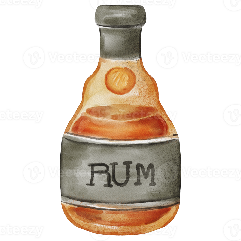 watercolor alcohol rum png