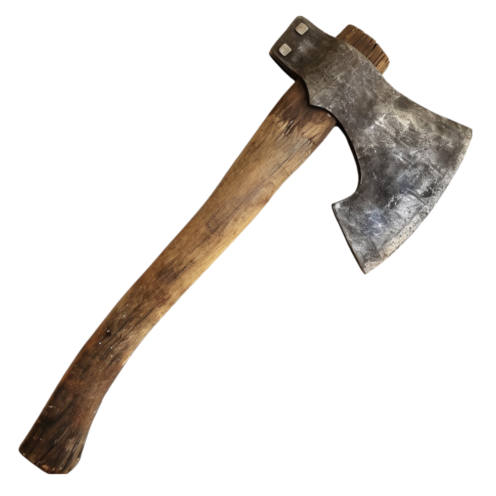 AI generated axe isolated on white background png