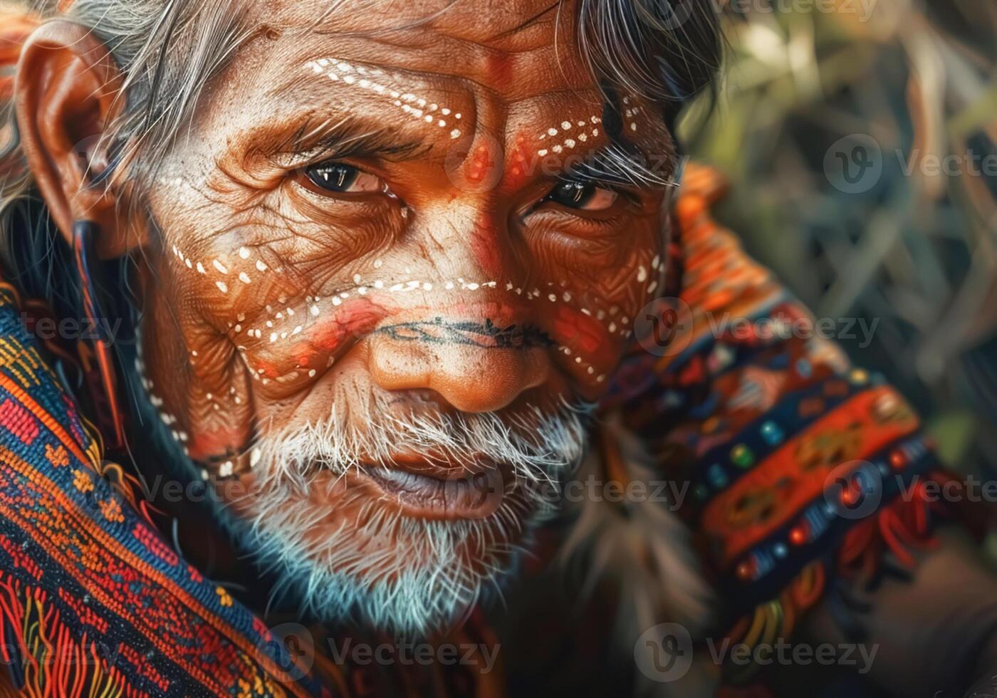 AI generated International day of the world's indigenous people. photo