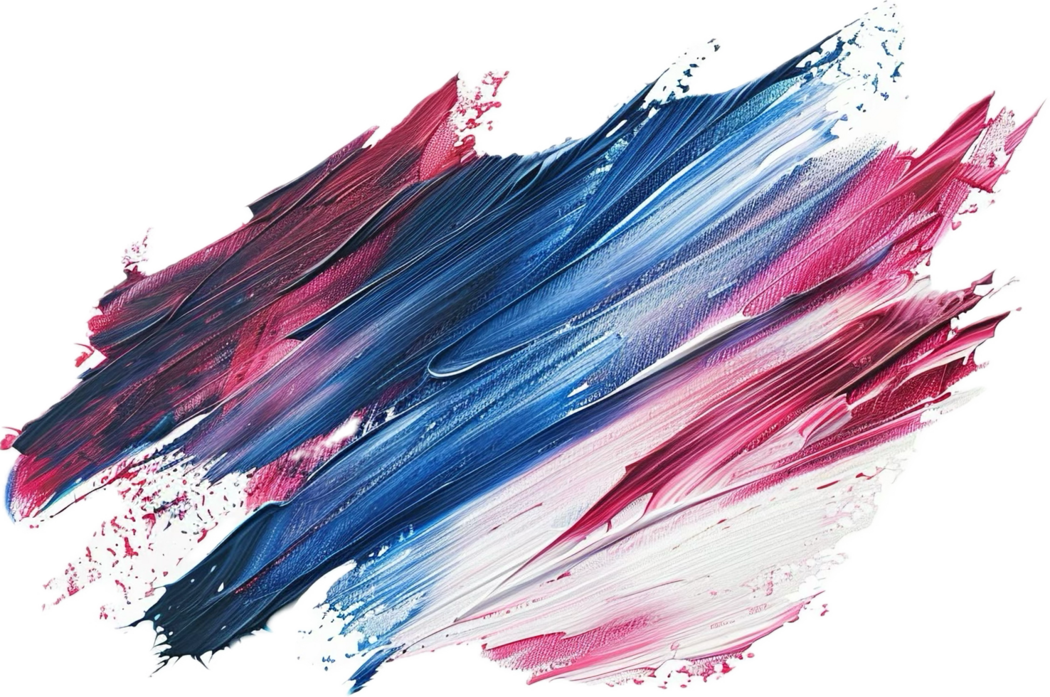 AI generated Colorful Brush Strokes Texture png