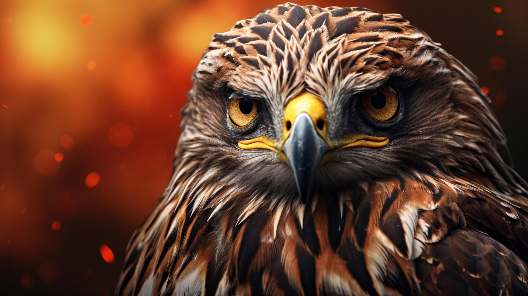 AI generated hawk high quality image photo