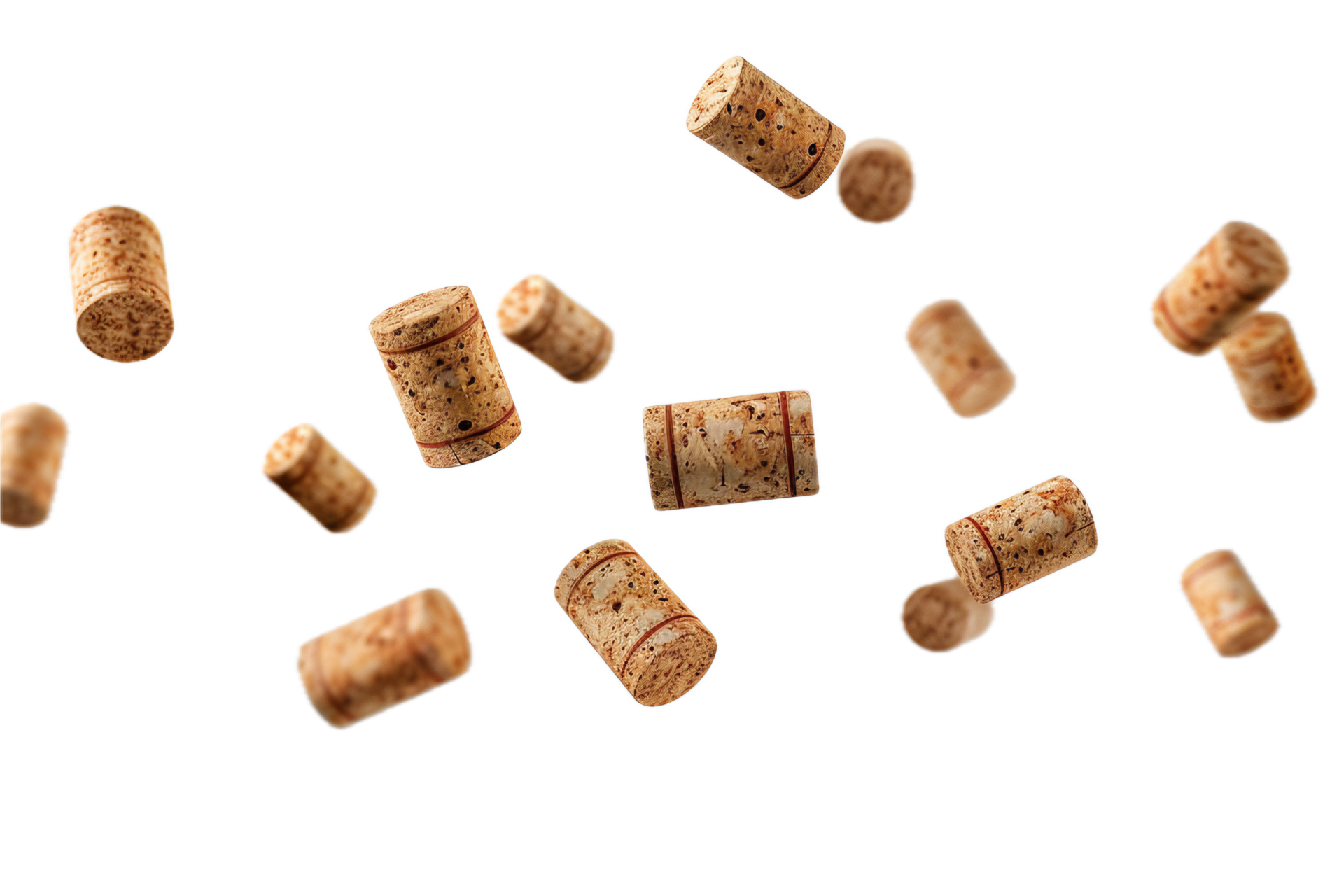 AI generated Wine Corks Floating png 41166408 PNG