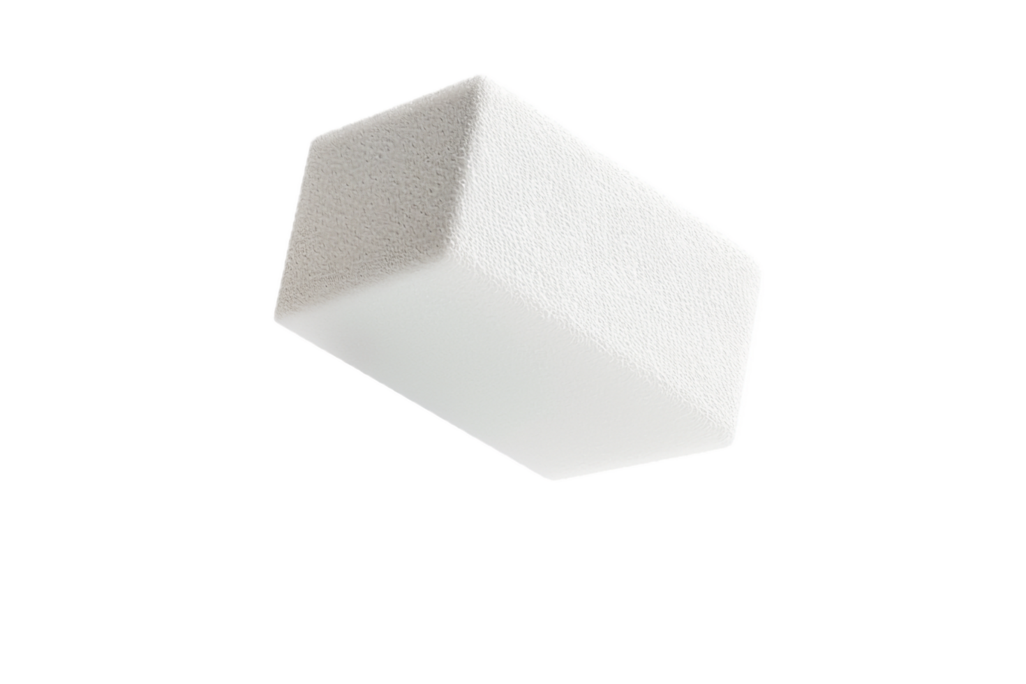AI generated Piece of White Porous Material png