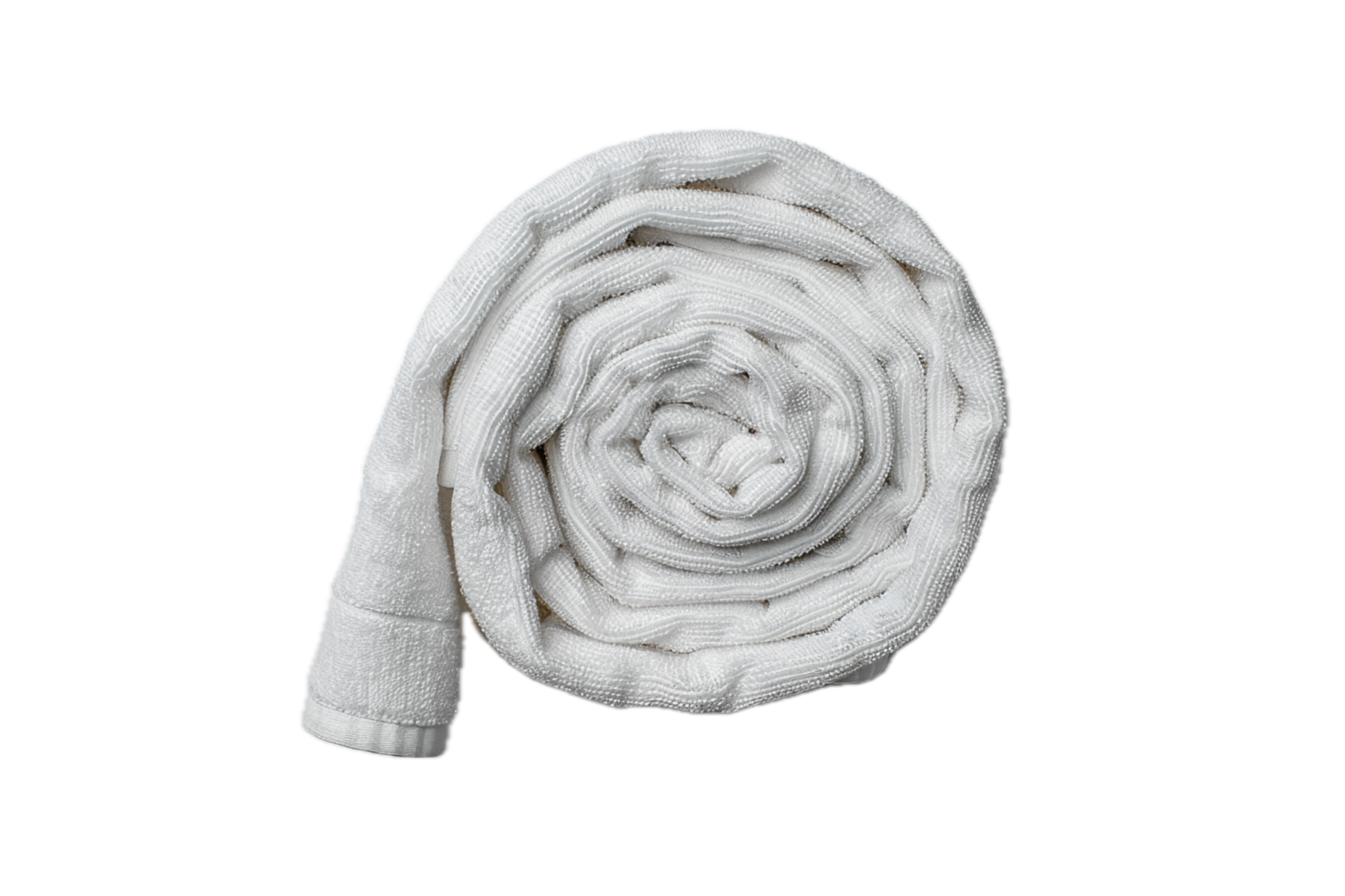 AI generated Rolled White Towel png