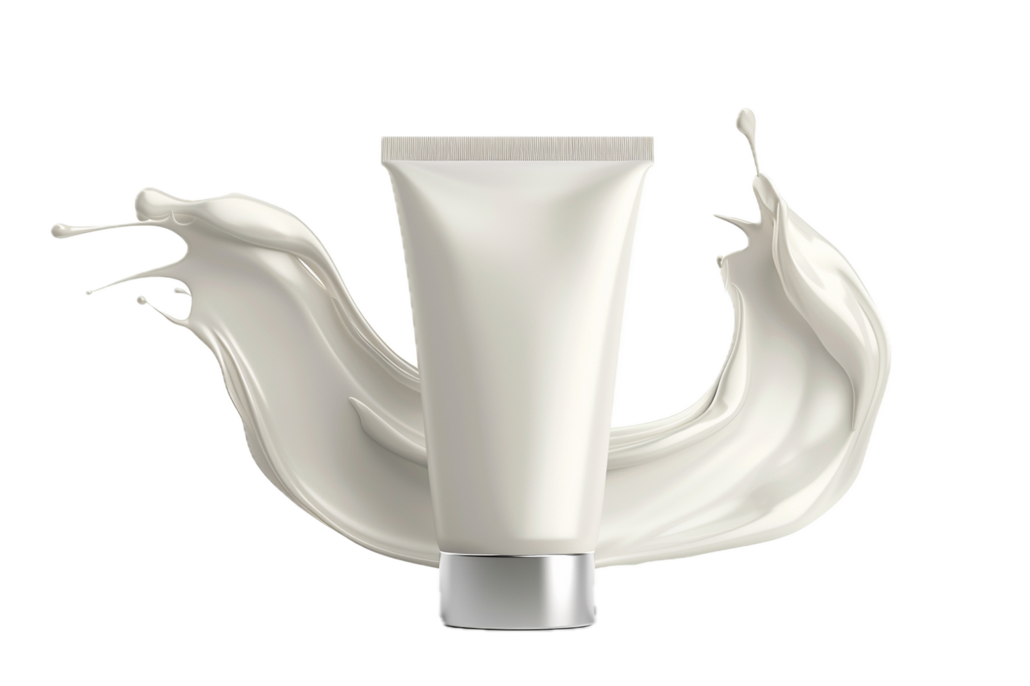 AI generated Lotion Cream Tube with Dynamic Squeeze png