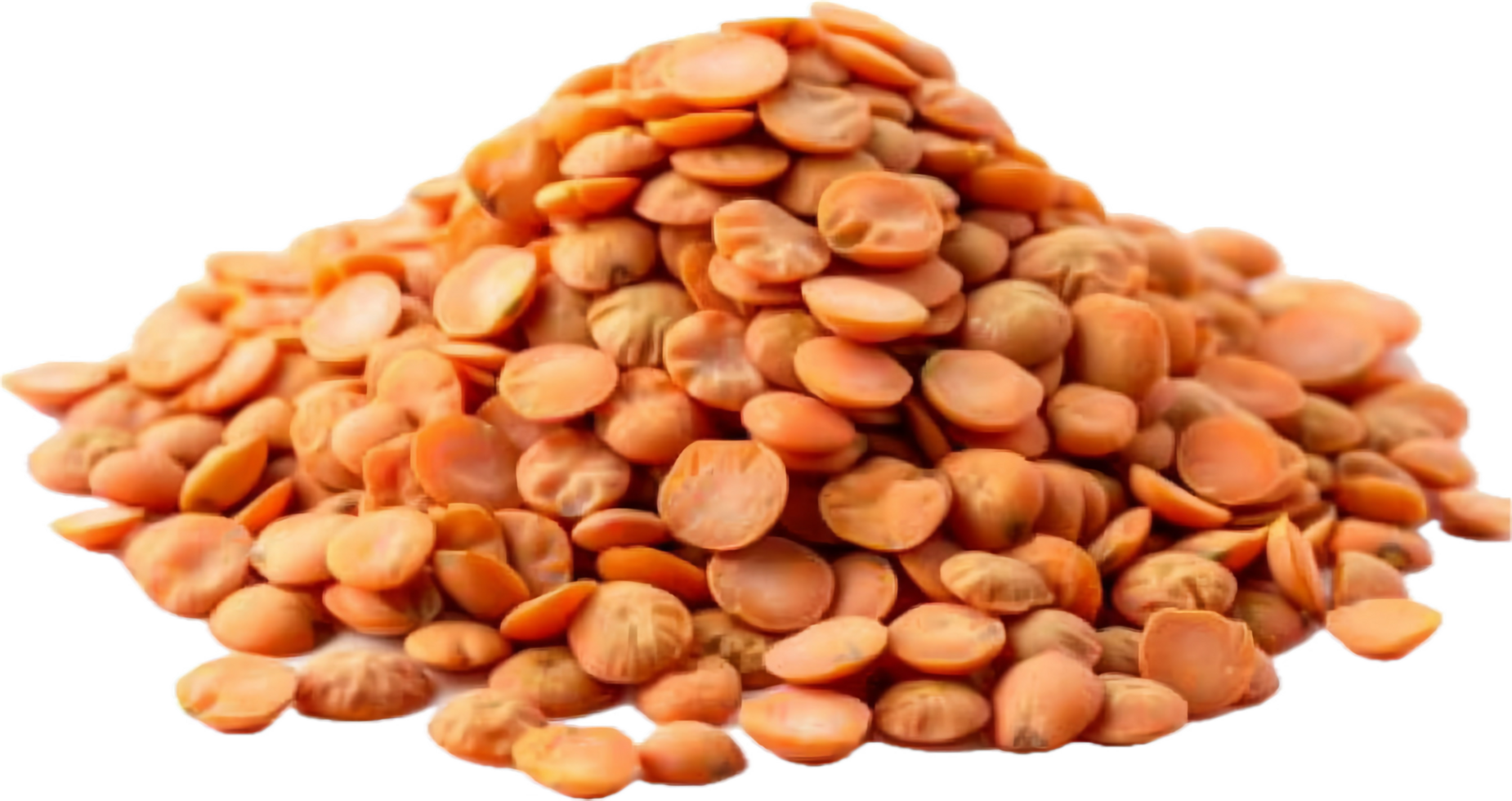 AI generated Heap of Raw Split Red Lentils png