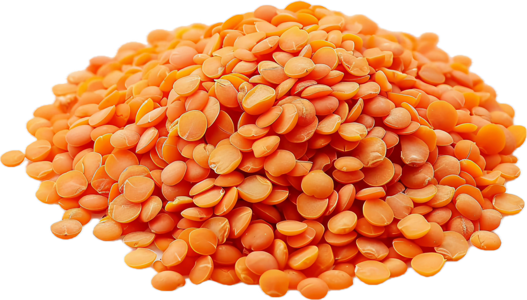 AI generated Heap of Raw Split Red Lentils png