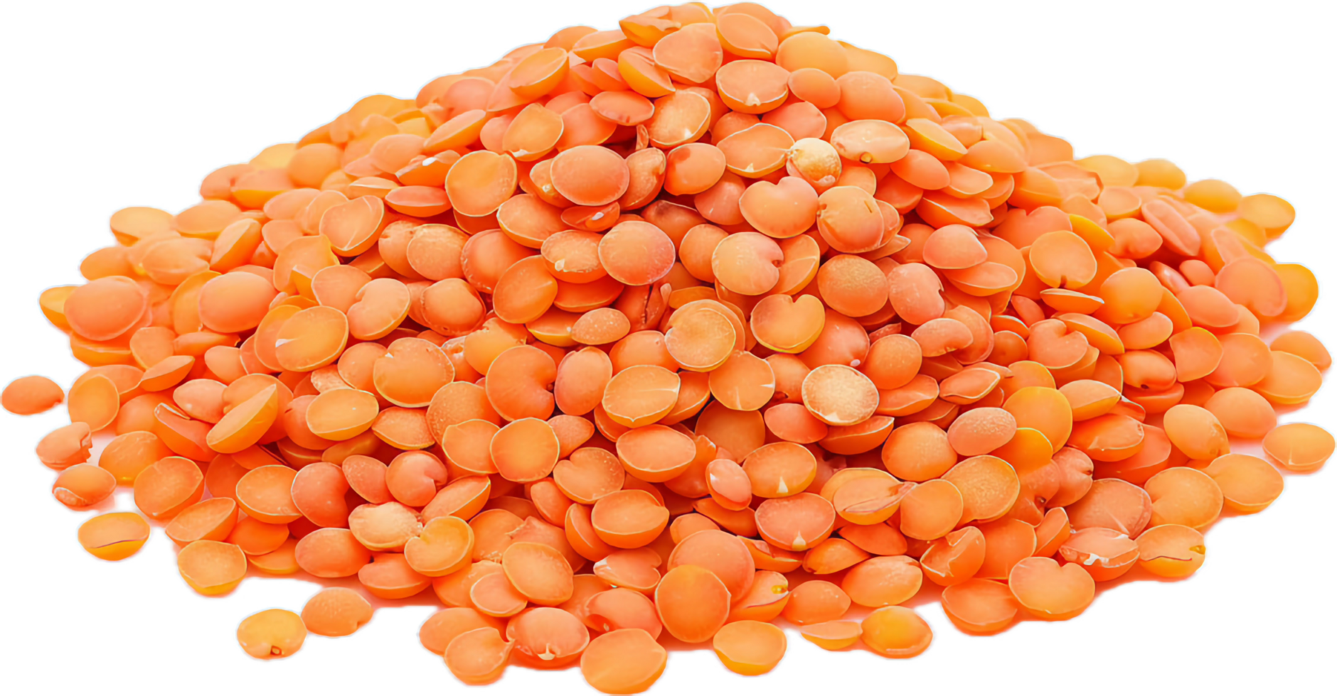 AI generated Heap of Raw Split Red Lentils png