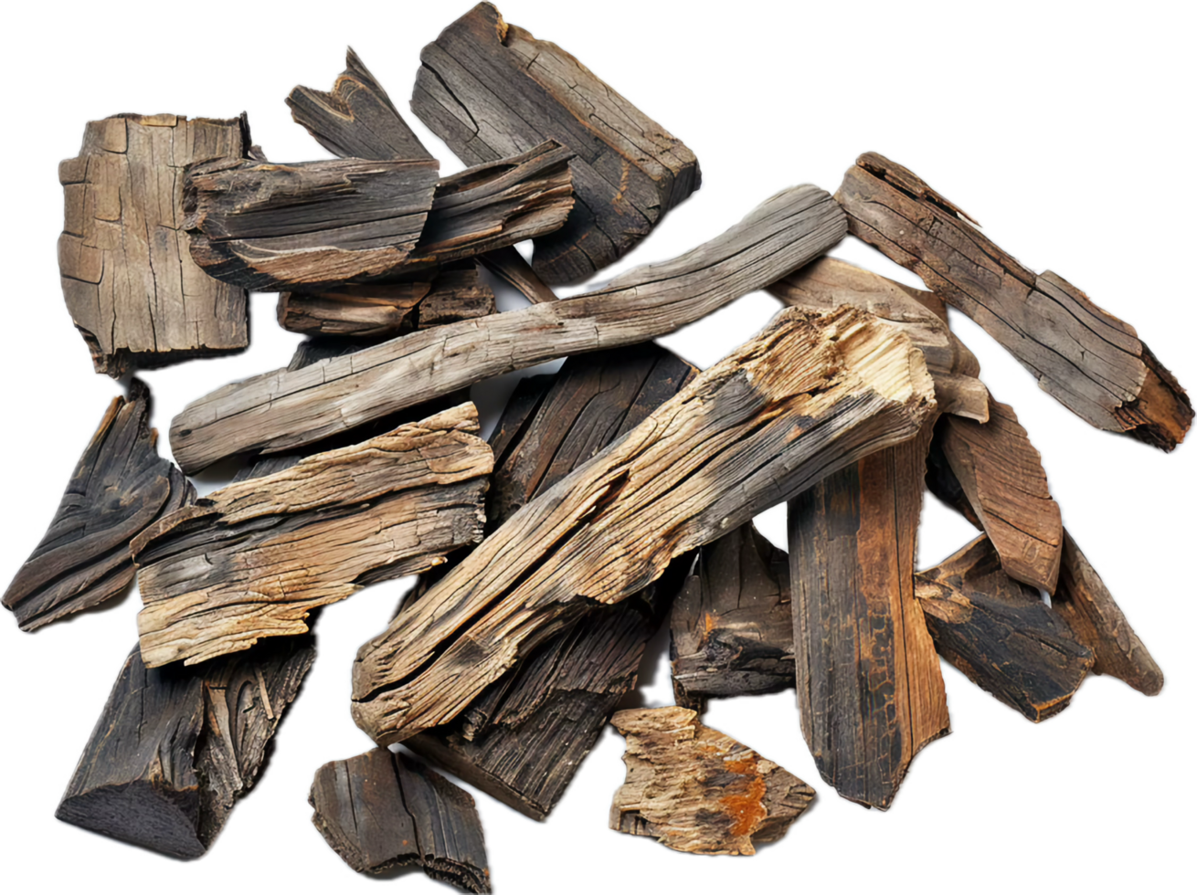 ai generato naturale anziano legna da ardere logs png