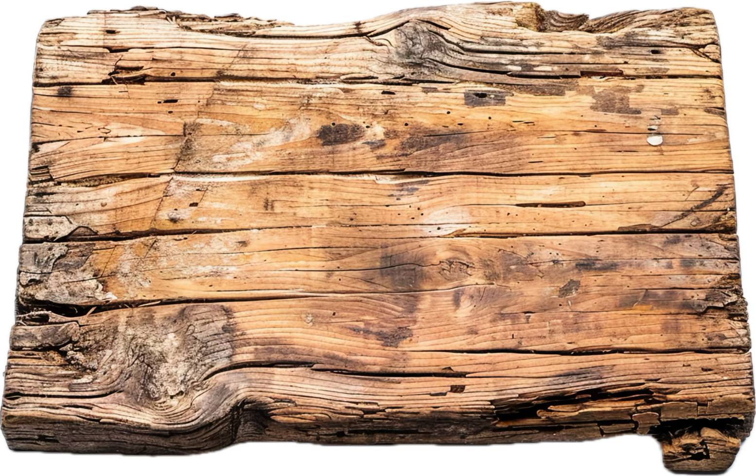 AI generated Weathered Wooden Planks png