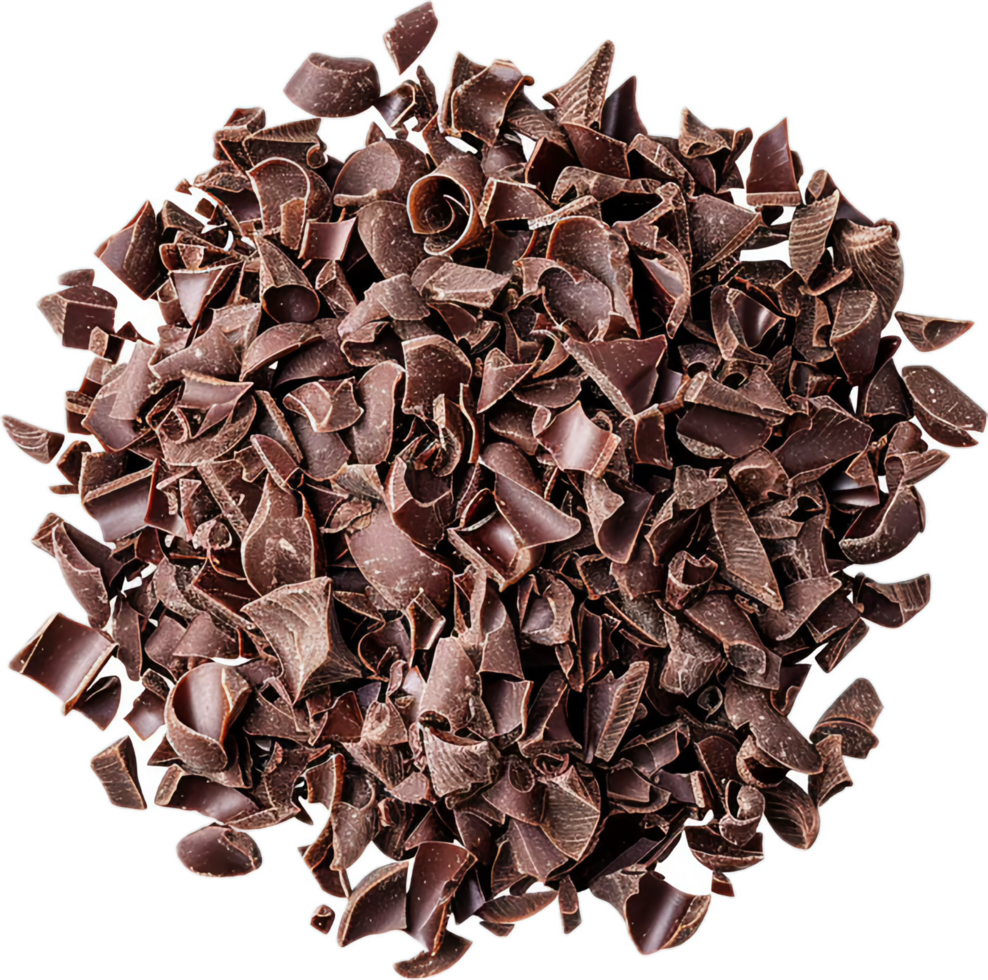 AI generated Assorted Chocolate Shavings and Pieces png 41166719 PNG